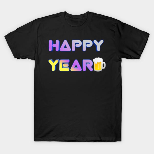 Happy year T-Shirt by Sofyane nadif